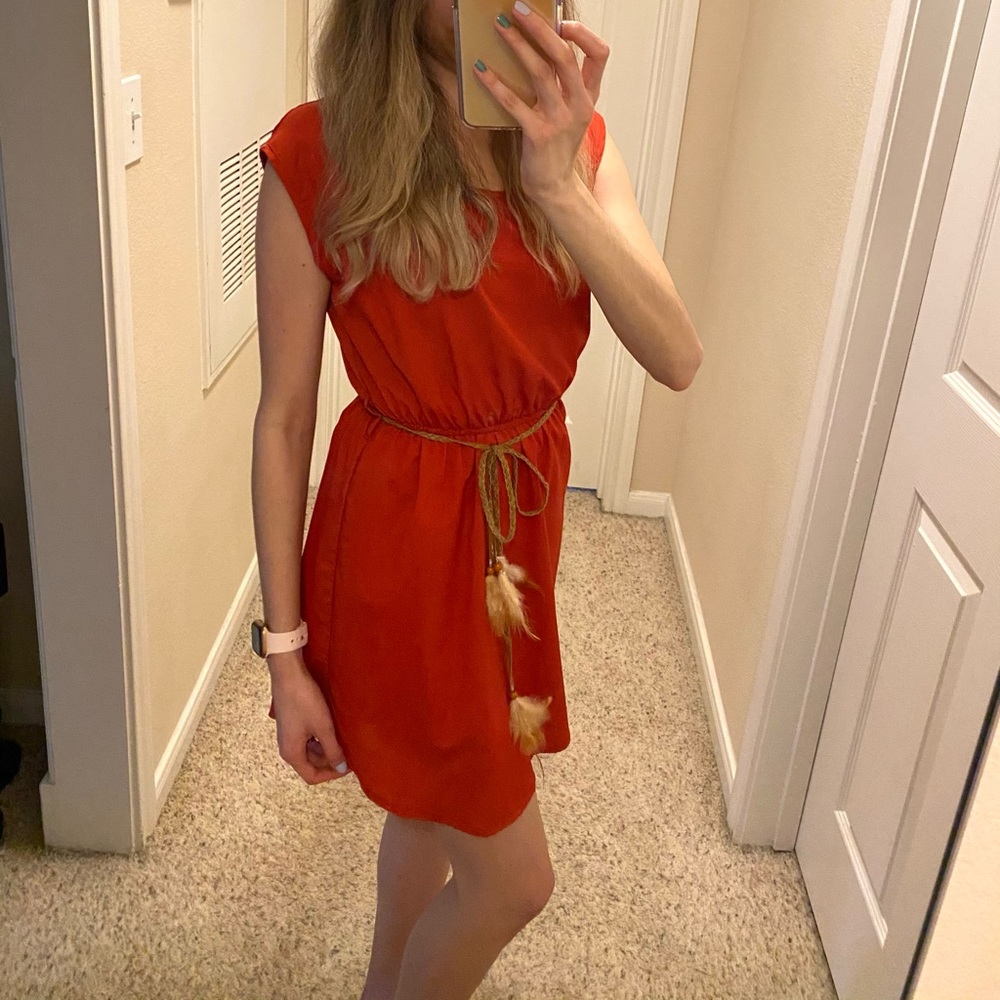 Burnt Orange Dress